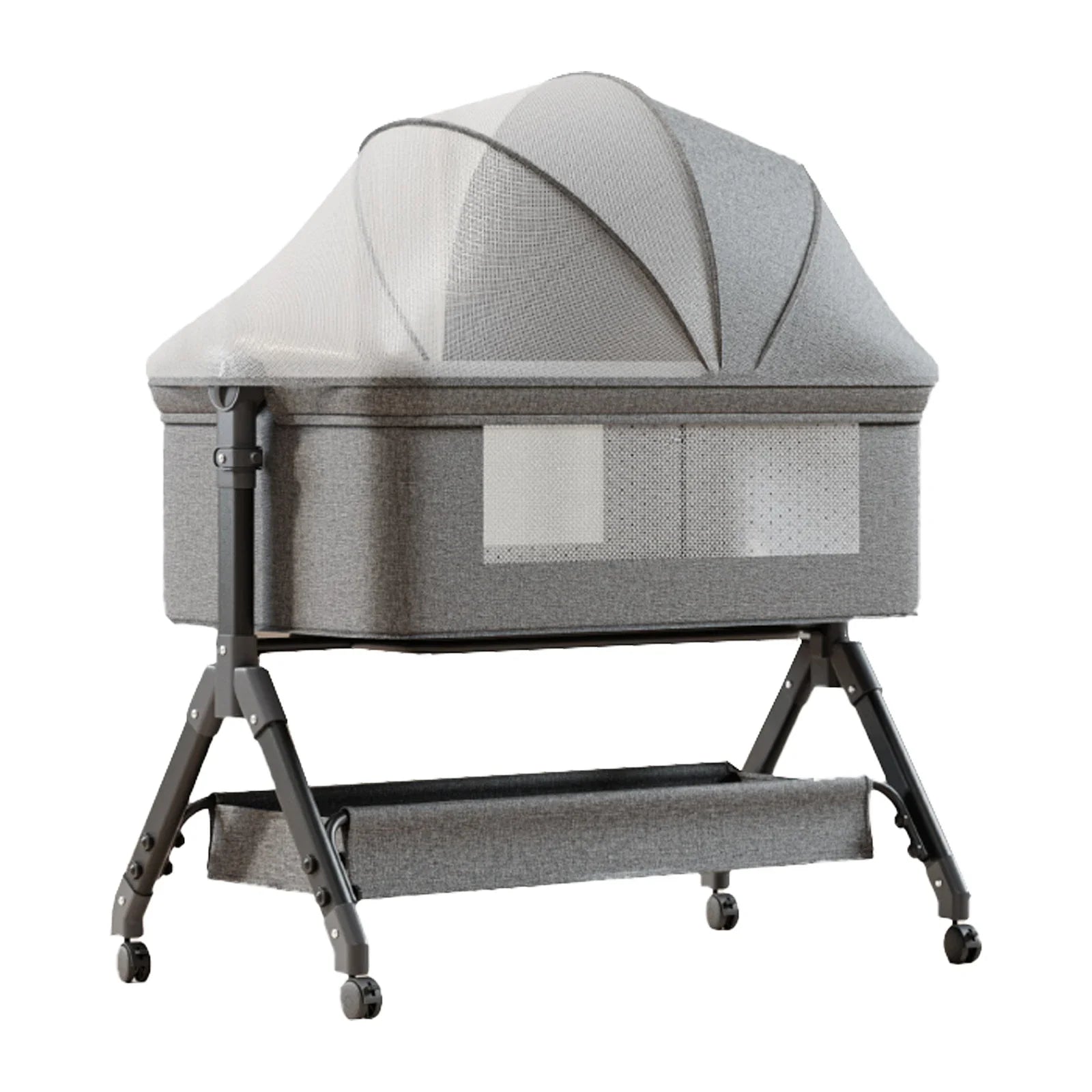 Lit Cododo Nova — Berceau Réglable en Hauteur avec Roulettes — Olibébé