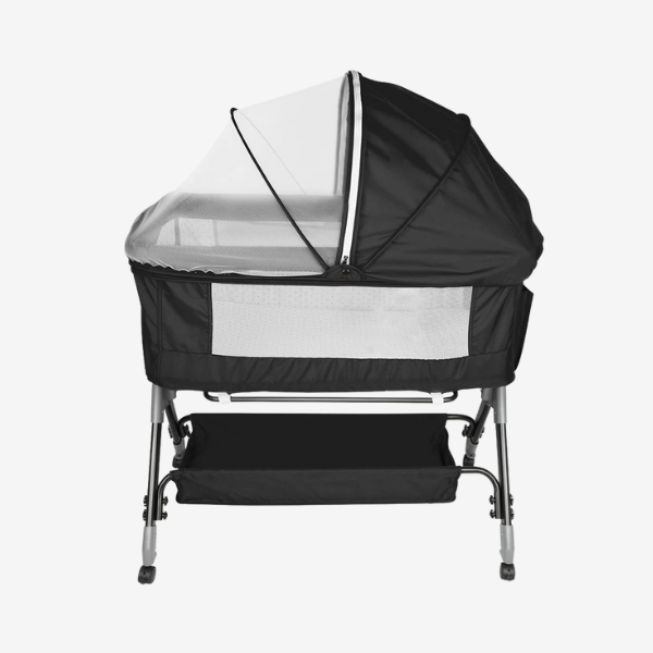 Lit Cododo Bébé et Lit Parapluie Sécurisé — Berceau Portable Confortable avec Rangement Intégré — Olibébé