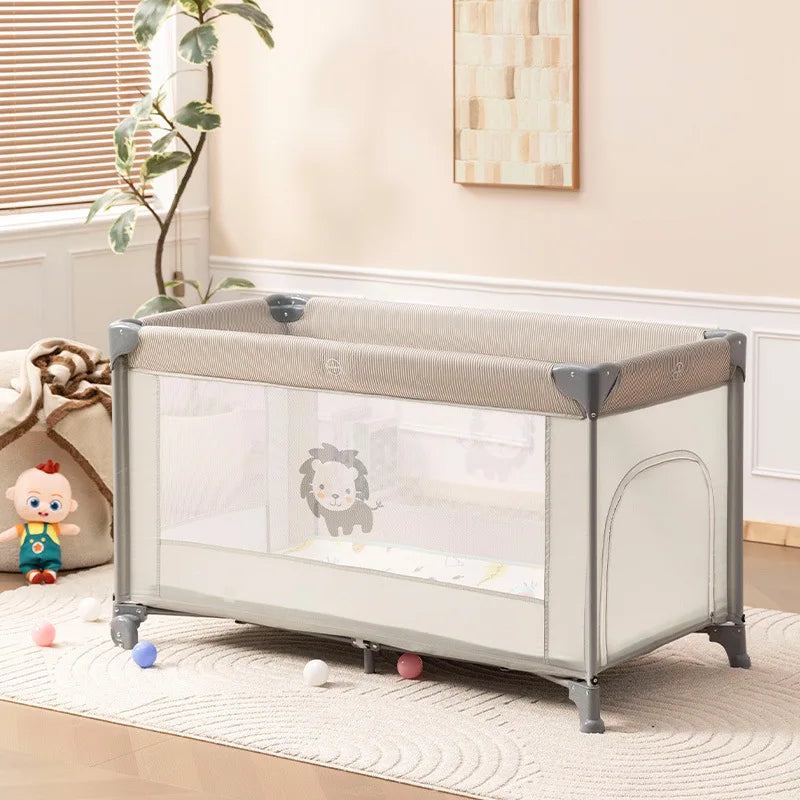 Lit Cododo Bébé Évolutif et Lit Parapluie Sécurisé — Utilisable jusqu’à 2 Ans avec Ouverture Latérale — Olibébé