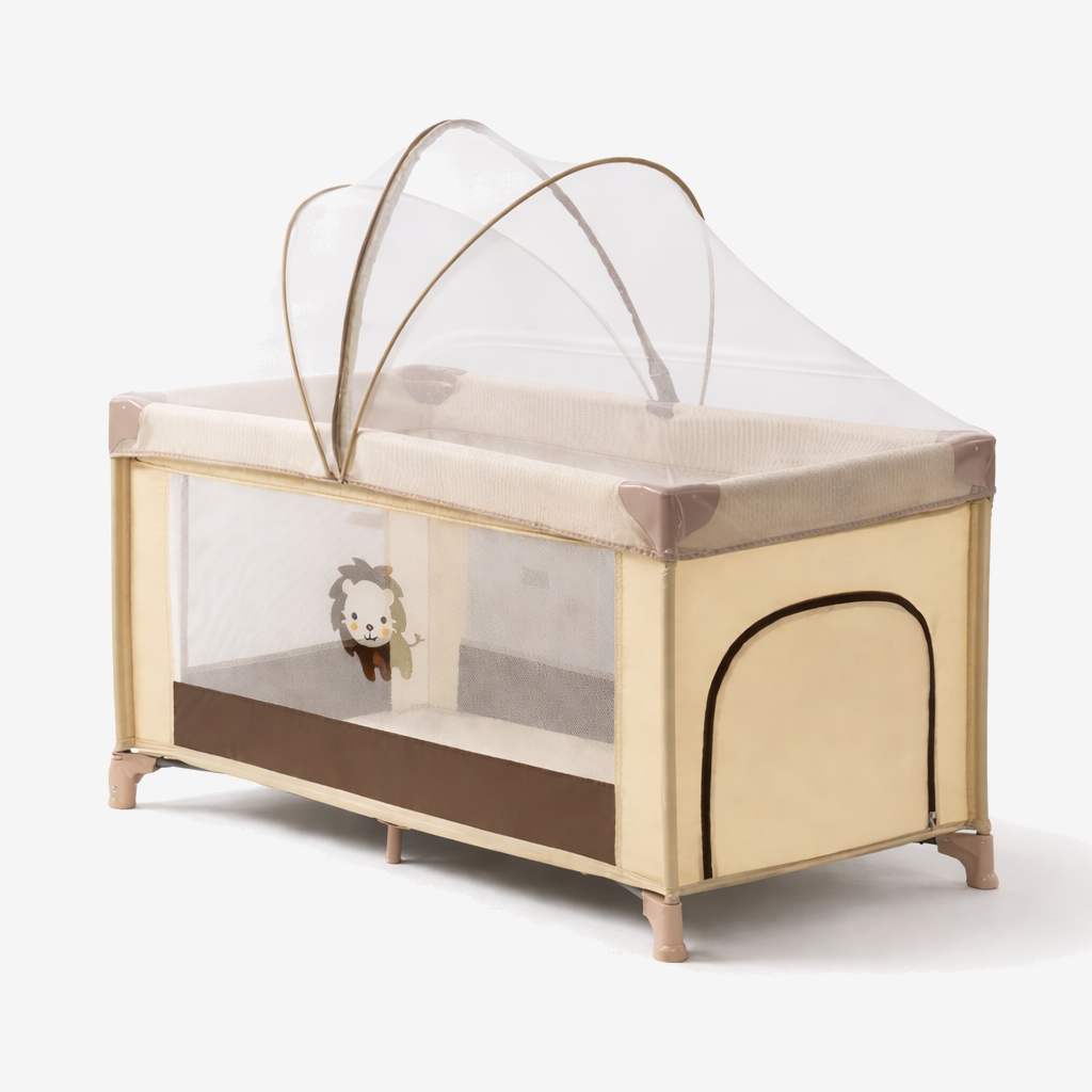 Lit Cododo Bébé Évolutif et Lit Parapluie Sécurisé — Utilisable jusqu’à 2 Ans avec Ouverture Latérale — Olibébé